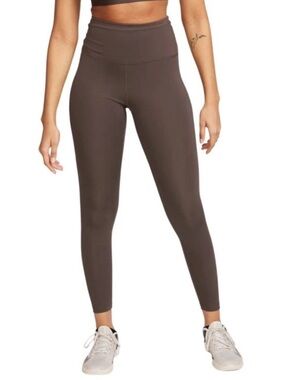 Nike High-Waist Brown Full-Length Leggings